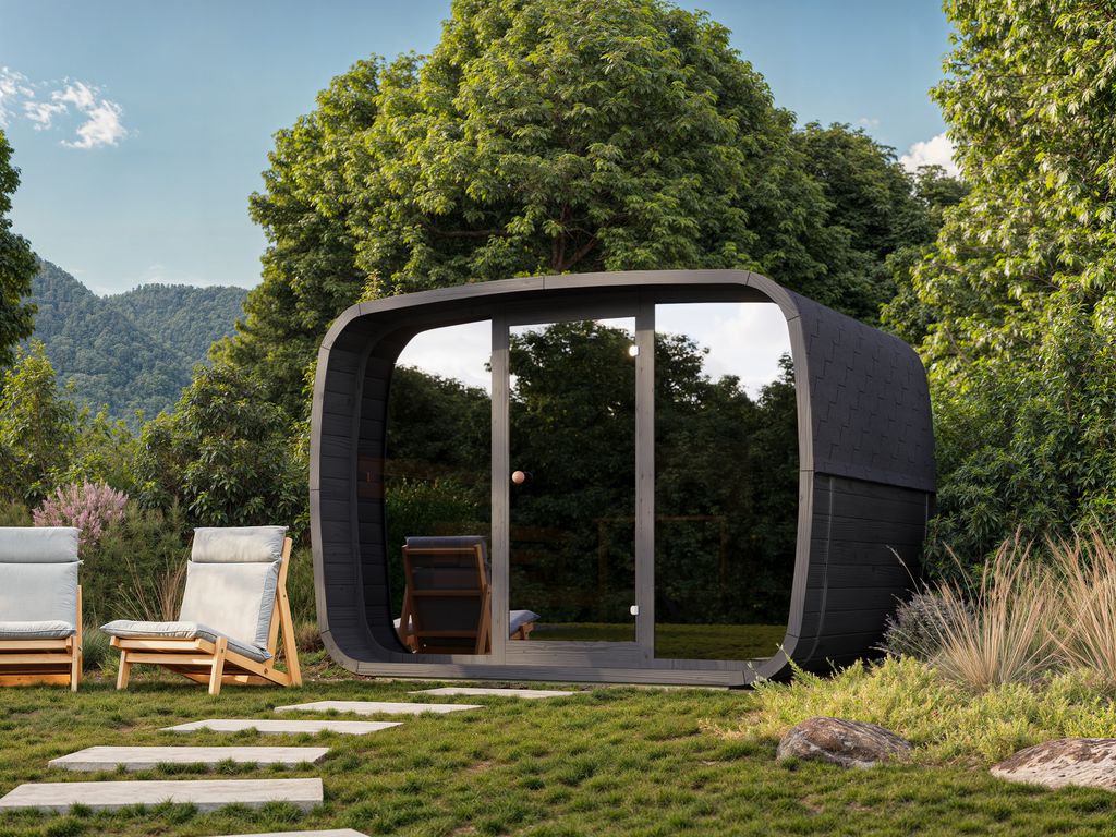 sauna a botte fjord nero