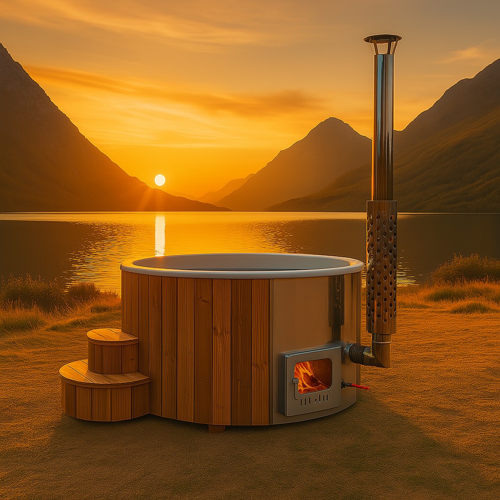 Tinozza in legno TUNNA Natur 226 Premium